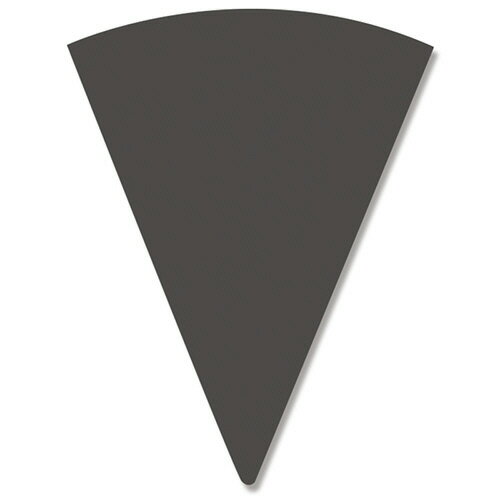 【お取寄せ品】 シモジマ　HEIKO　ワッフルコーンスリーブ　無地　ブラック　＃004738218　1セット（20..