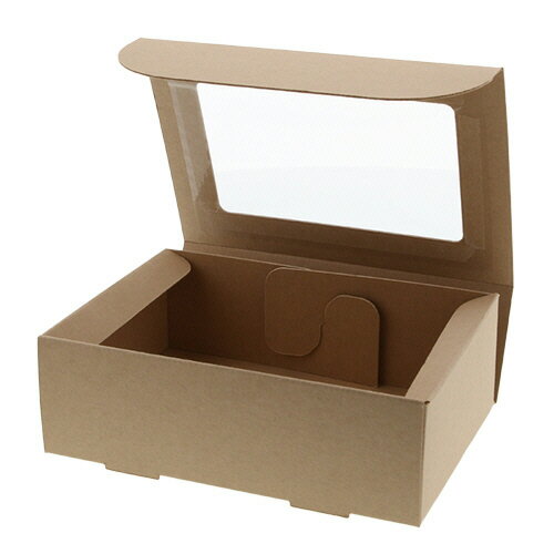 【お取寄せ品】 シモジマ HEIKO 箱 フレームBOX FL−3 クラフト #006204142 1セット(200枚:10枚×20パック) 【送料...