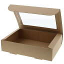 【お取寄せ品】 シモジマ HEIKO 箱 フレームBOX FL−4 クラフト #006204143 1セット(200枚:10枚×20パック) 【送料無料】