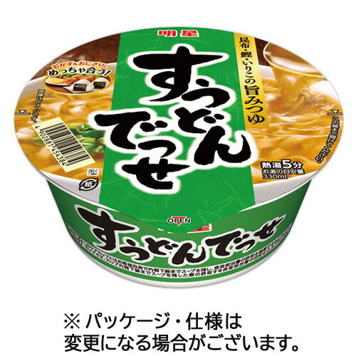 明星食品　すうどんでっせ　67g　1ケース（12食）のサムネイル