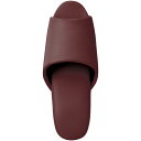 オーミケンシ 抗菌ビニールレザー調スリッパ(前開き) ダークワイン 1セット(10足) 【送料無料】