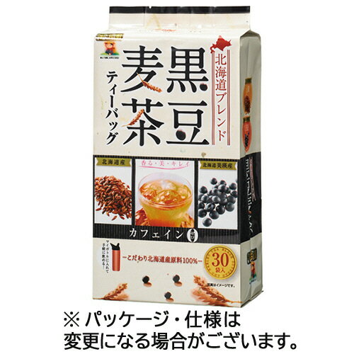 宇治園　北海道産黒豆麦茶ティーバッグ　1セット（90バッグ：30バッグ×3袋）