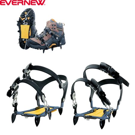 エバニュー 巾調節式6本爪アイゼン 781002 EBY015 国内正規品