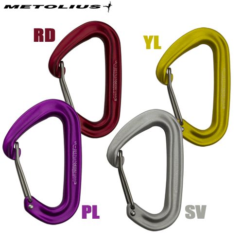 重量わずか23g、超軽量フルストレングスカラビナ。従来よりもゲートオープンが広くなり、操作性が向上。ノーズ部分の膨らみが不意のゲートオープンを防ぎます。カムやギアのラッキングに、軽量化優先のクライミングに、様々な用途で重宝します。 ■重量：...