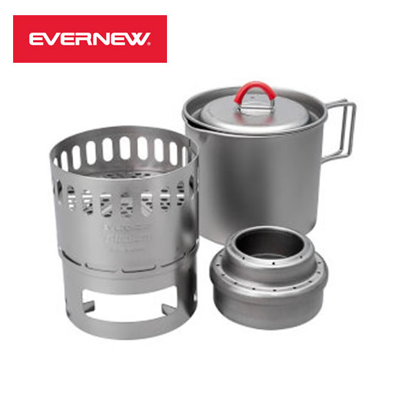 EVERNEW エバニュー Ti Mug pot 500 Stove set　ECA538 国内正規品　アウトドア　...