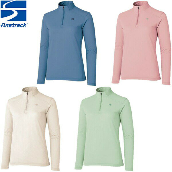 [finetrack] ファイントラック ドラウトクアッド ジップネック ウィメンズ CP FMW1123 国内正規品