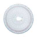 タコグラフチャート紙 回転記録なし 24時間用 120km/h 100枚入 再生紙 赤ライン入 赤箱相当品 タマゴ型