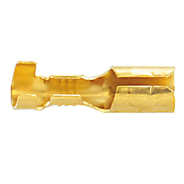 接続端子 圧着ギボシ メス 100ヶ入 適用電線0.5〜2.0sq 電装 配線 部品 金具 工具