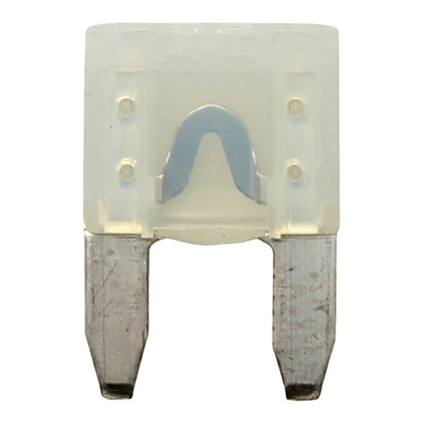ミニヒューズ 25A 10個セット 白 DC12/24V兼用 自動車用 11×16mm 小型 小さい 交換 予備 電装