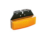 LEDランプ DC12/24V オレンジ 防水 IP67 トラック用品 外装