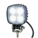 4LED ワークランプ 高輝度 車用フォグランプ 汎用 DC12/24V 防水 角型 IP67