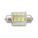 ルームランプ 9LED T10×31mm DC12/24V クリアレンズ 交換球