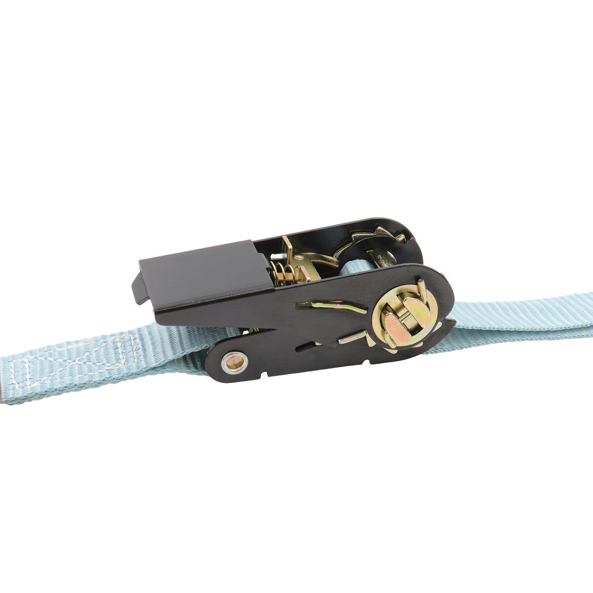【Pa-manオリジナル】 ラッシングベルト 簡易型 幅25mm 固定0.5m 巻取4m Uフック ...