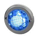 【Pa-manオリジナル】 低背ハイワットマーカー LED ブルー DC12/24V 防水 φ84.8×31.4mm トラック ランプ 電装