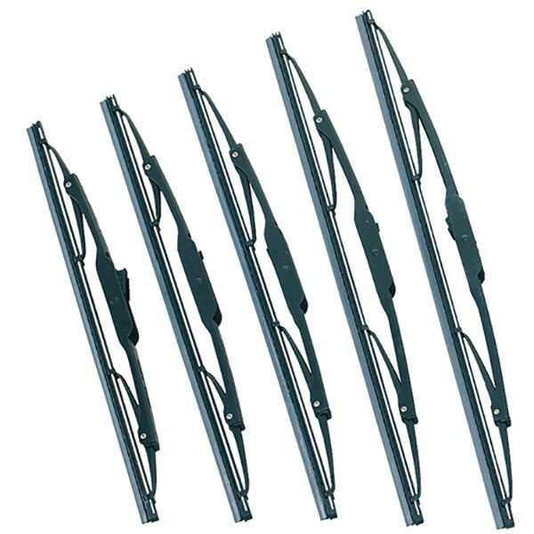 【1日限定ポイント3倍！】ワイパーブレード Uフック用 巾6mm 2本1セット スチールプレート付 長さ425mm