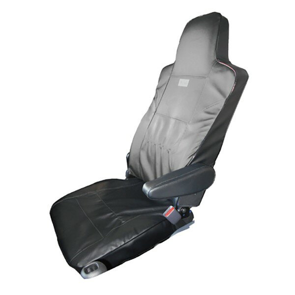【Pa-manオリジナル】 シートカバー 防災ビニールレザー 運転席専用 いすゞ 新型ギガ 肘掛カバー付 RSCIL2