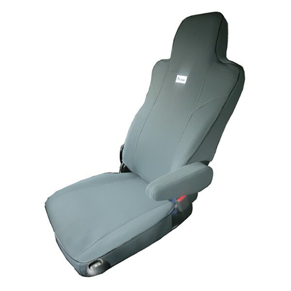 【Pa-manオリジナル】 トラック用 シートカバー メッシュタイプ 運転席側 肘掛カバー付き いすゞ 新型ギガ おしゃれ 高級感