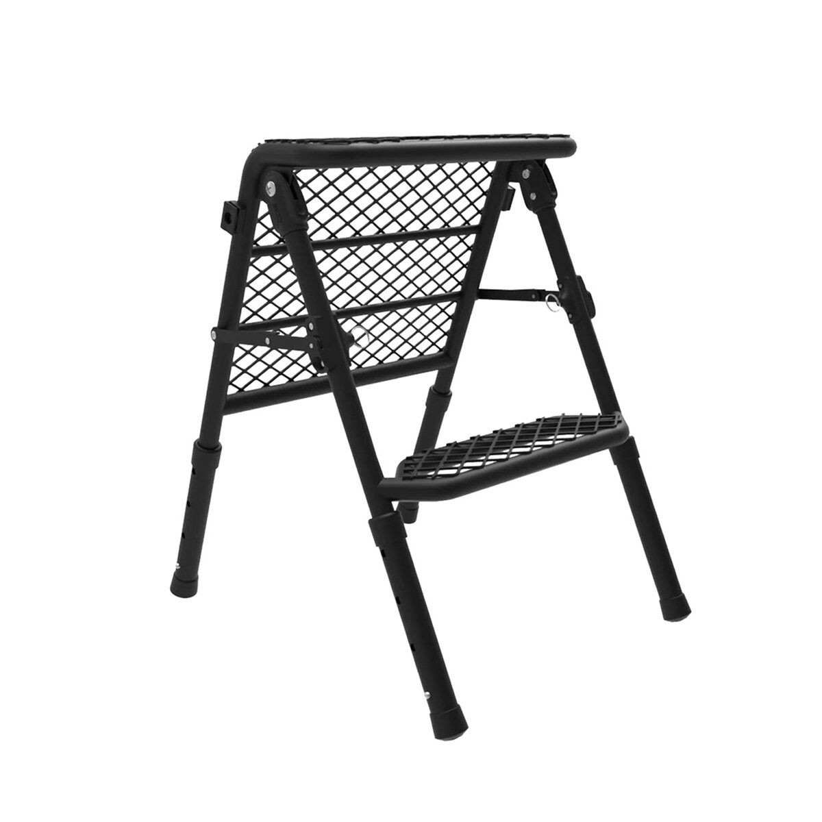 モデュラー タイヤステップ 脚立 ブラック 折りたたみ 踏み台 テーブル 洗車 メンテ 6127AB