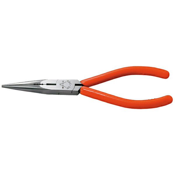 ラジオペンチ ロング 172mm [深部の作業が快適な先細形状] 切断能力：(鉄線)φ1.5mm、(銅線)φ2.6mm プライヤー 整備工具 作業工具