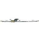 【Pa-manオリジナル】 ラッシングベルト 荷締機 ラチェットハンドル 幅50mm 固定0.5m 巻取7m Jフック スリーブ付 荷締め ガッチャ パーマン