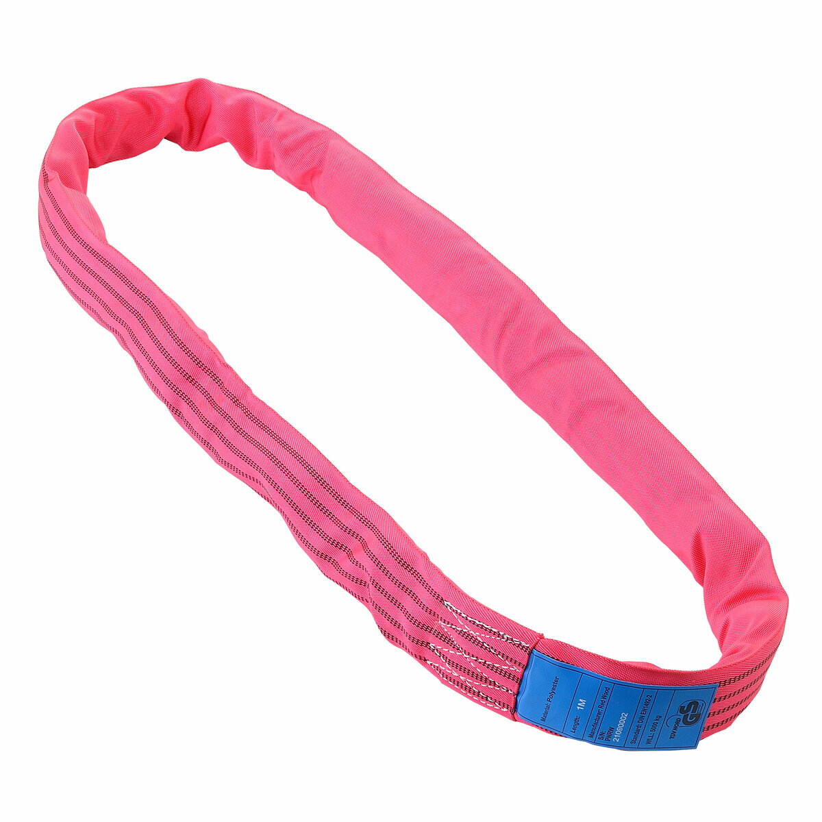 【Pa-manオリジナル】 ソフトエンドレススリング 1m 68mm レッド 使用荷重5t 強力ポリエステル糸 ラウンド スリングベルト 吊具 物流 荷物 固定