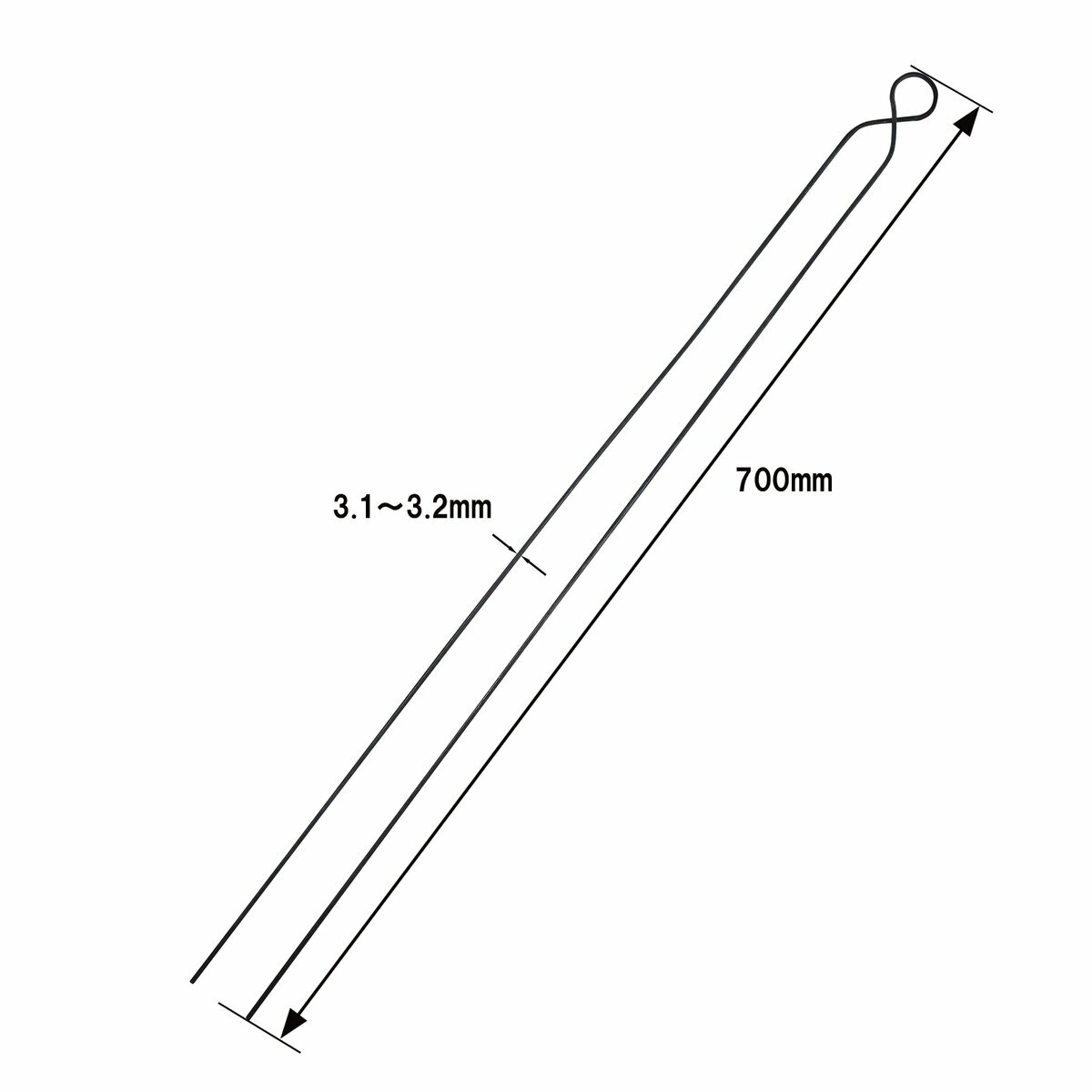 �ù����� #10 10��/« ����3.2��Ĺ��700mm �������� �˶�