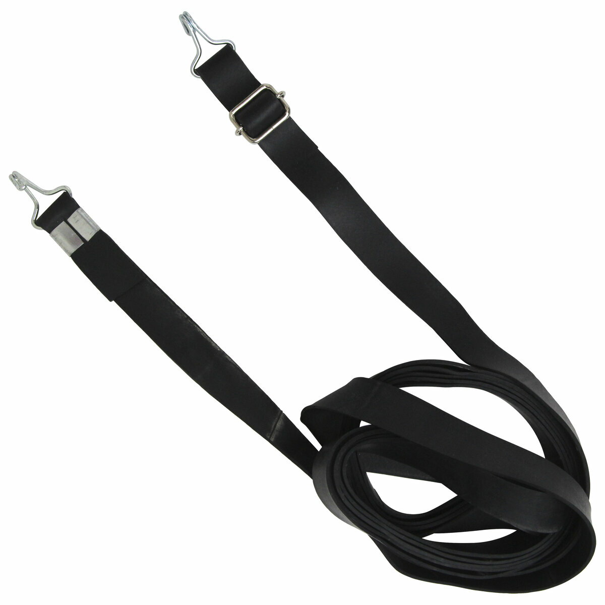 ゴムバンド 両側2本線送り付 巾20mm×長さ4m 新品タイヤチューブ ゴムタイト トラックシート 固定 軽ト..