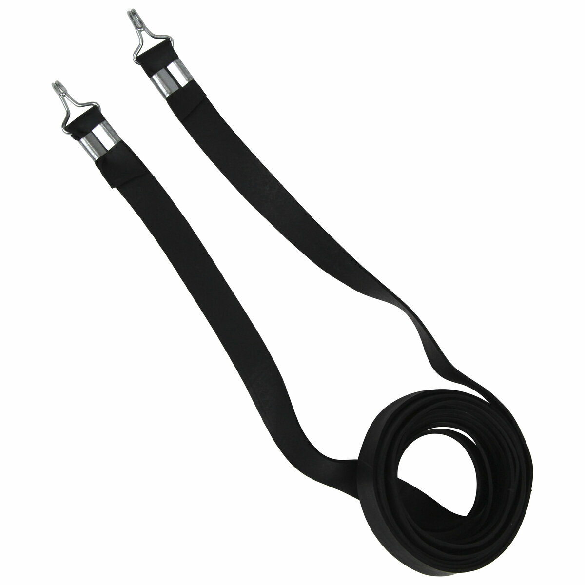 ゴムバンド 両端フック付 2本線 巾20mm×長さ3m 新品タイヤチューブ ゴムタイト トラックシート 固定 軽..