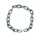 雑用チェーン φ11×1040mm スチール(メッキ) あおり固定 防犯 盗難防止 トラック用