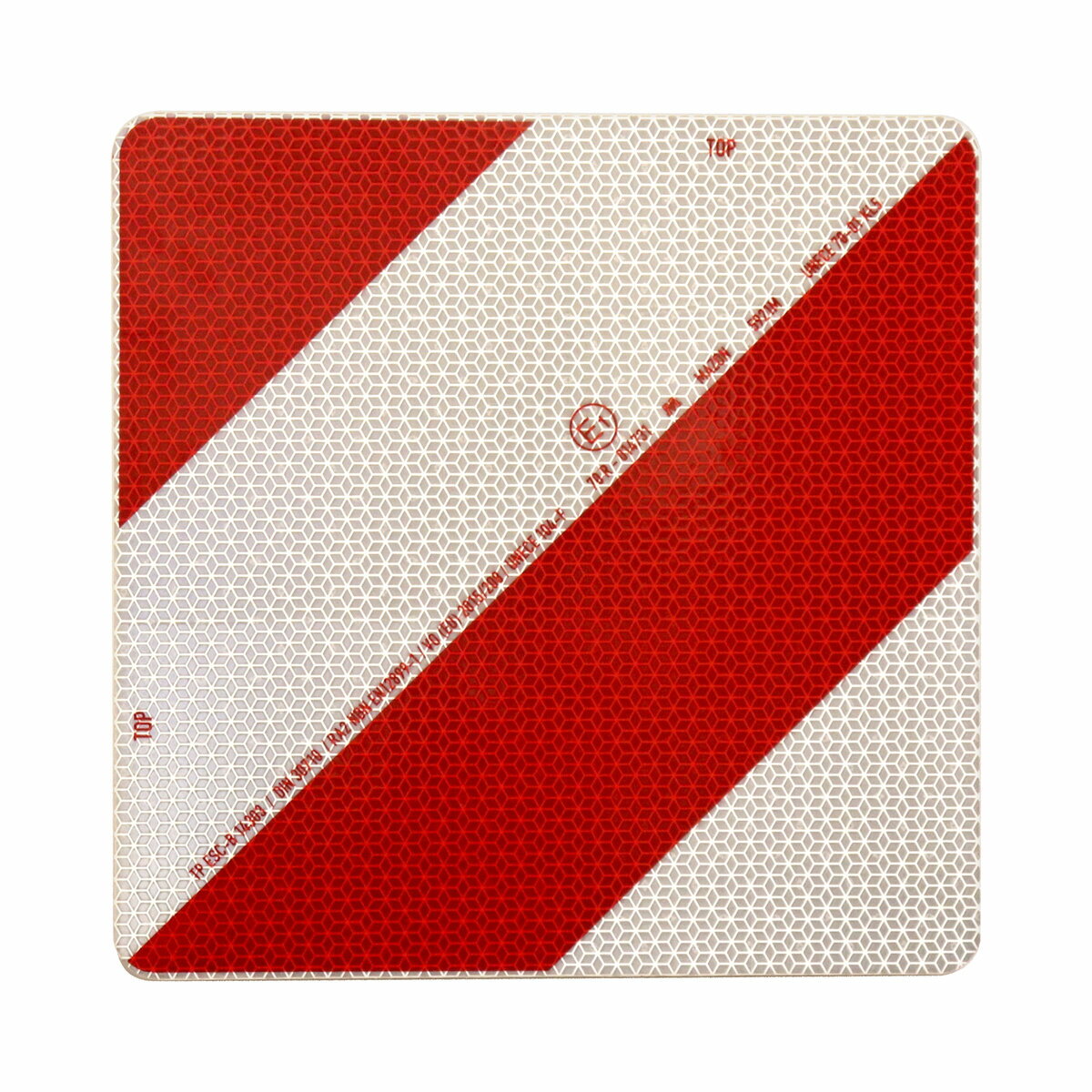 [お買い得品] ゼブラボード 左右兼用 E1 直装タイプ けん引タイプ共用可 1枚入り 安全標識 表示板 前後..