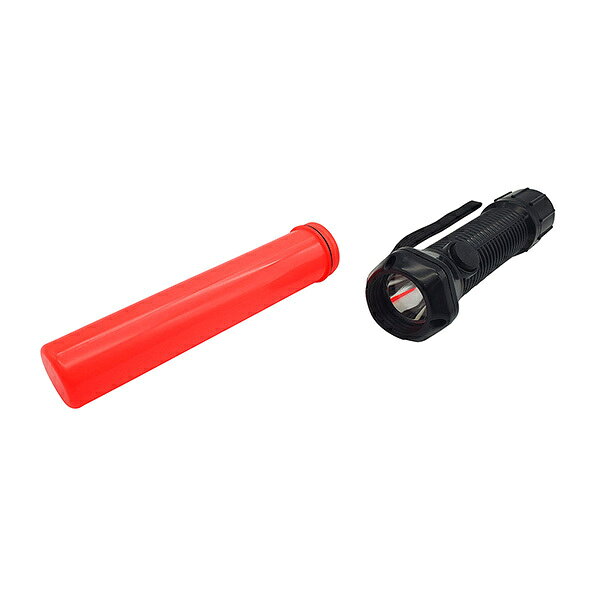 マルチ誘導棒 LED誘導灯 電池式 313mm×φ30mm 懐中電灯 点灯/点滅 防滴仕様