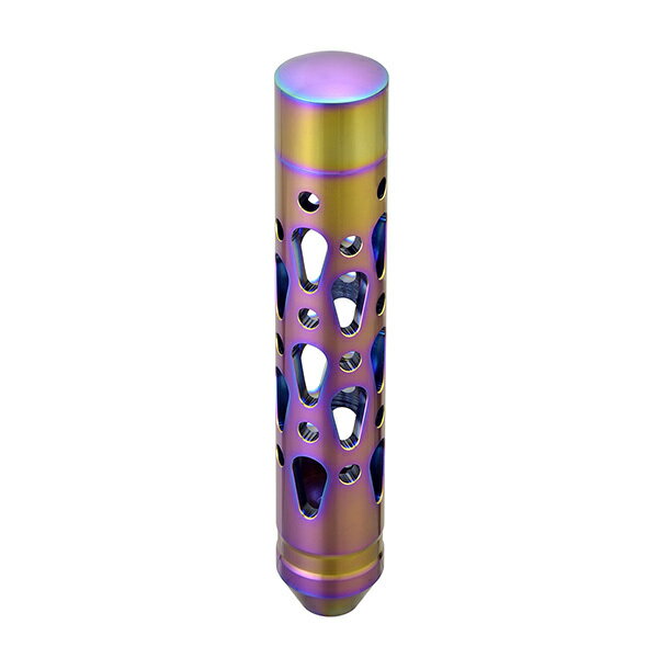 【Pa-manオリジナル】 シフトノブ ティアドロップ型 200mm トワイライト アルミ削り出し シフトレバー ..