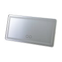 【1日限定ポイント3倍!】サンバイザーLEDミラー 車内用 3色ライト タッチ操作 USB充電 乗用車〜大型トラック 汎用 日よけ サンシェード