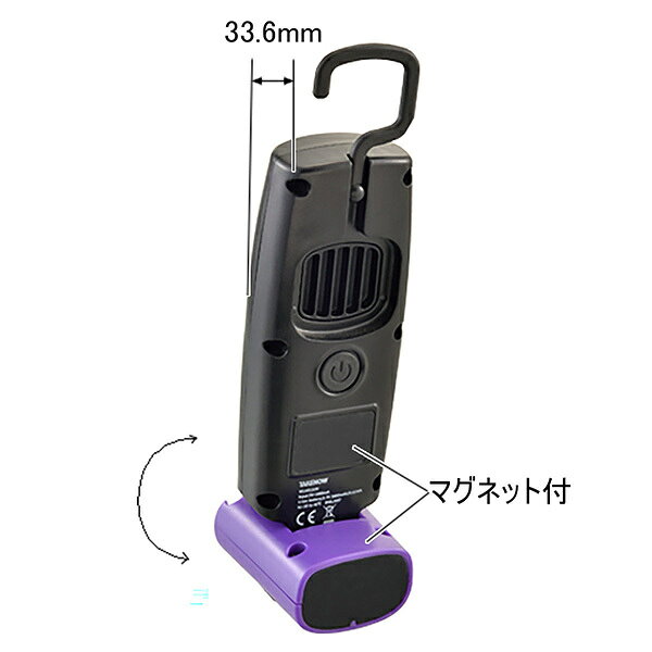クーラント・ブレーキオイル点検灯 作業灯 紫外線LED 充電式 オイル漏れ防止、蛍光...