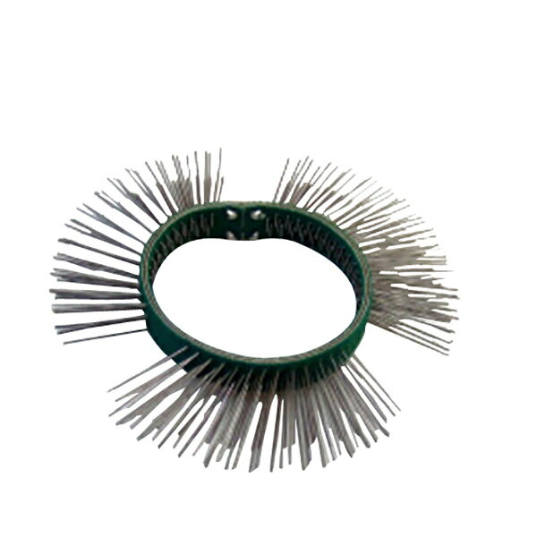 ●材質：ステンレス ●サイズ：φ100×11mm ●ワイヤー線径：φ0.5mm ●自重：0.02kg