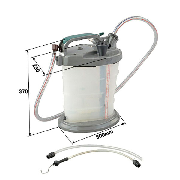 ブレーキフルードブリーダー バキューム式 6L オイル交換/エアー抜き/ギアオイル抜...