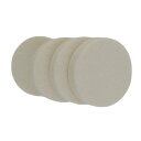 【1日限定ポイント3倍!】マジックタッチ フェルト 4枚入 φ38mm アルミホイール磨きに 電動ドリルアクセサリ 研磨