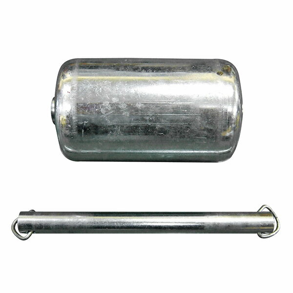 【1日限定ポイント3倍！】ローラー台 交換用ローラー1ヶ シャフトピン付 パレット 移動 ドーリー プラ..