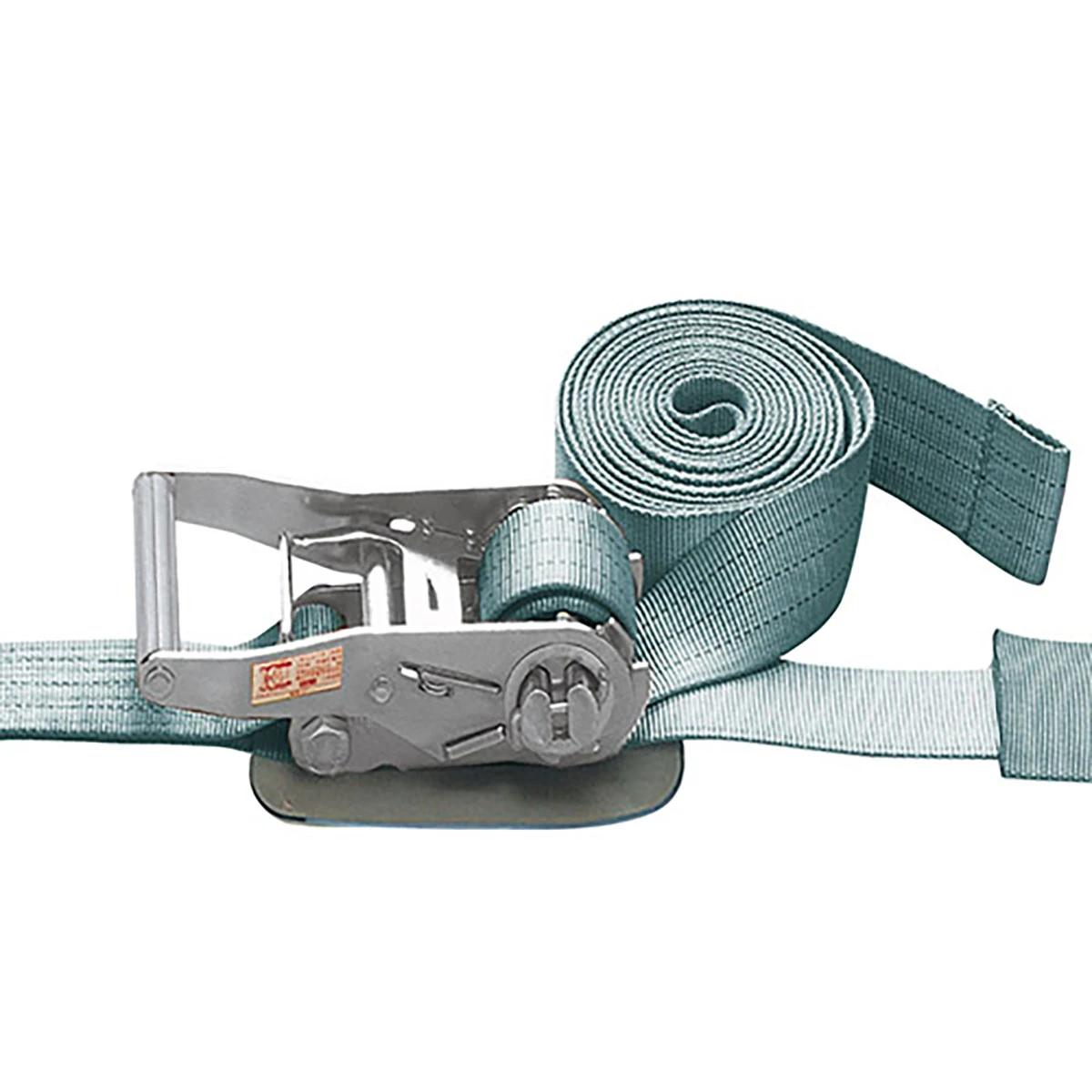 【Pa-manオリジナル】 ラッシングベルト 荷締機 ラチェットハンドル 幅50mm 固定0.7m 巻取10m Jフック/Uフック スリーブ付 JIS規格 荷締め ガッチャ パーマン