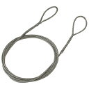 ワイヤー 台付 両サツマ加工 φ14mm×2m 1本入 トラック用 ロープ