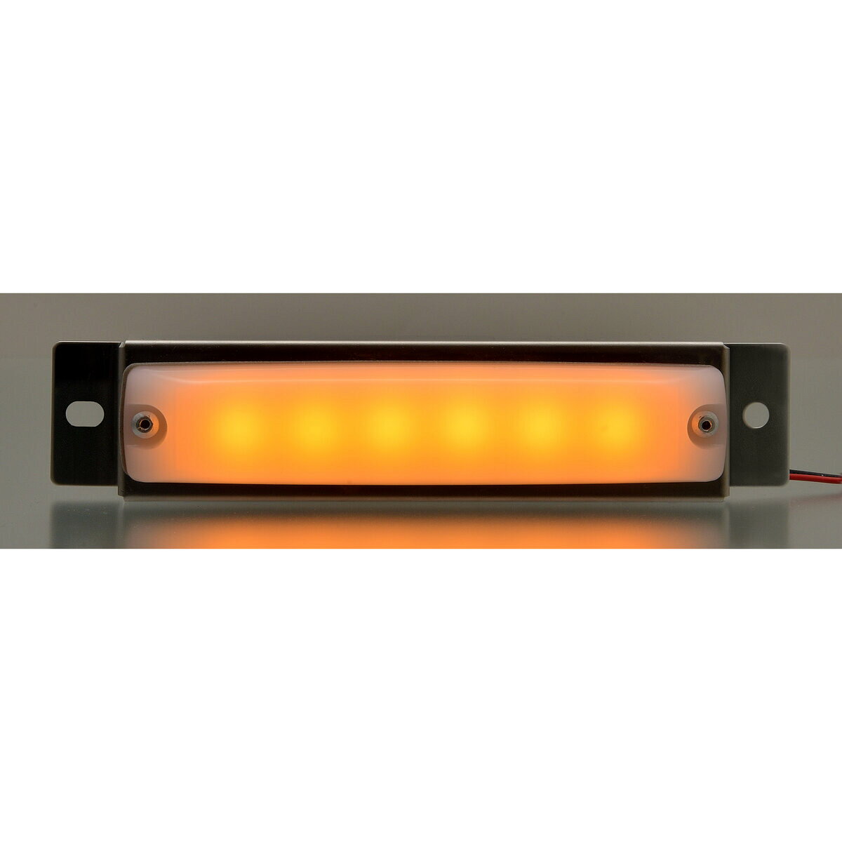 Rakuten - 【1日限定ポイント3倍！】【Pa-manオリジナル】 車高灯 6LED ホワイトレンズ アンバー 1灯 12-24V P148VA