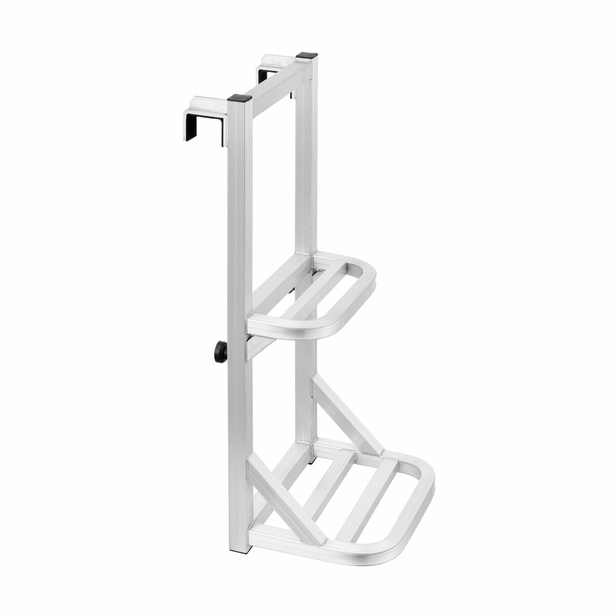 Rakuten - 荷台アクセスハシゴ トラック あおり用 昇降ステップ アルミ製 耐荷重120kg 角パイプ仕様 安全対策 AL7430
