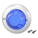 【Pa-manオリジナル】 低背ハイワットマーカー LED ブルーレンズ DC12/24V 防水 φ84.8×31.4mm トラック ランプ 電装