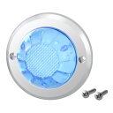 【Pa-manオリジナル】 低背ハイワットマーカー LED アクアブルーレンズ DC12/24V 防水 φ84.8×31.4mm トラック ランプ 電装
