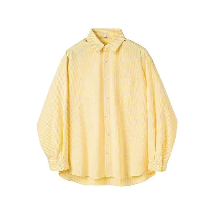pa-select楽天市場店のシャツ メンズ レギュラー カラー シャツ ロングスリーブ ストライプ形態安定 長袖 ボタンダウンコットン 20代 30代 40代 50代 服 大人 男 男性 父の日 春 夏 春服 夏服 ファッション｜アングル3