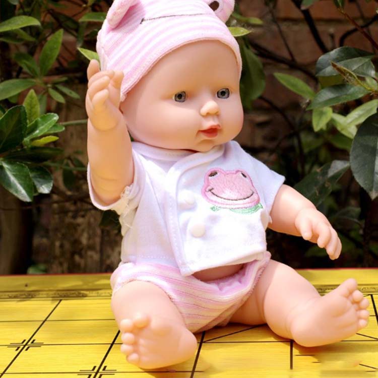 pa-select楽天市場店の赤ちゃん ドール 人形 乳児 新生児 リアル 沐浴 おもちゃ 28cm 洋服付き ドール 着せ替え ベビー ドール 赤ちゃん人形 子供 情操教育 誕生日｜アングル2