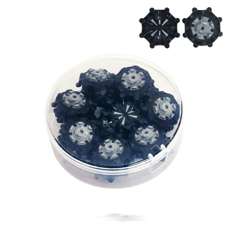 pa-select楽天市場店のスパイク ゴルフ用品 衝撃吸収 18個セット ゴルフシューズ スパイク 滑り止め ゴルフシューズ靴鋲 交換用スパイク鋲 ゴルフシューズ ゴルフスパイク鋲 固定 付け替え 簡単脱着｜アングル3