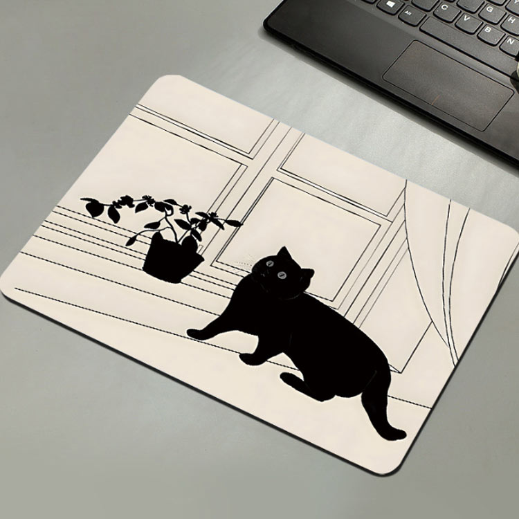 マウスパッド パソコン パソコンマウスパット 自由に選べる2枚セット かわいい 猫 耐久性 春 21×26cm 小型 おしゃれ pa-select-10005775 pa-select楽天市場店 サンプル画像2