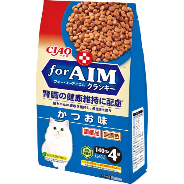 CIAO for AIM クランキー かつお味(140g*4袋入)