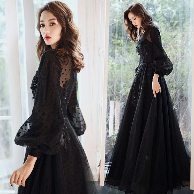 キラキラ スパンコール 花柄 ビーズ キレイめ パーティードレス Aライン 演奏会ドレス コンサート コンクール S M L XL XXL XXXL